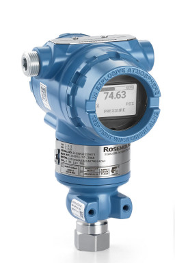 2000psi Coplanar Emerson Rosemount 3051C Pressure Transmitter 316L SST Material