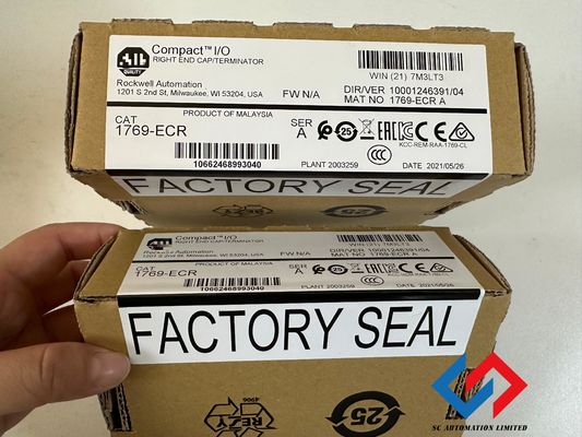 CompactLogix Right End Cap White Allen Bradley 1769-ECR