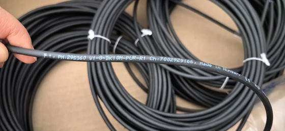 M12 A-Coded Female Cordset 4-Pin Straight PUR Cable 10m