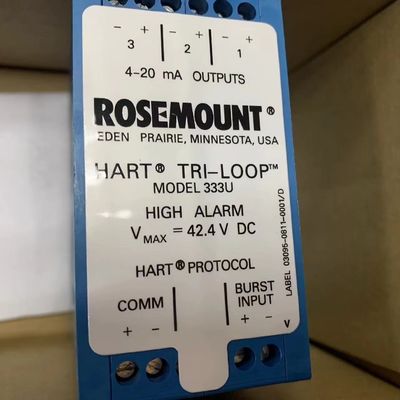 Emerson Rosemount Transmitter 333 HART Tri Loop Signal Converter 333U