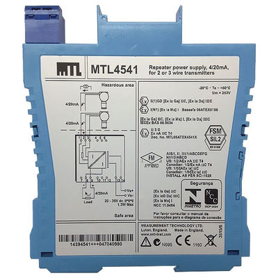 HART MTL4541 Safety Barrier Repeater Power Supply for Hazardous Areas