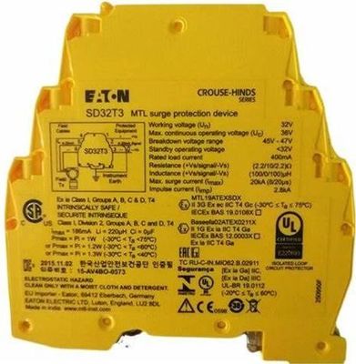 MTL SD32T3 Plastic Safety Barrier 0.5kg Yellow