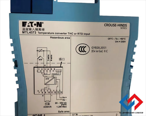 MTL4573 Temperature Converter for RTD 4-20mA Output Hazardous Area