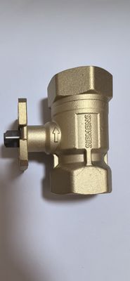 16 m³/h Siemens Brass Ball Valve DN40 PN25 Kvs16 For HVAC Systems