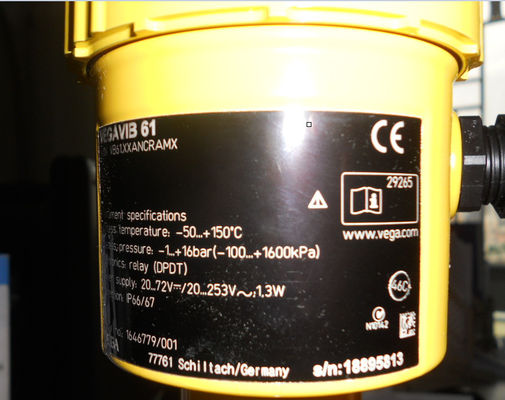 VEGAVIB 61 Vibrating Level Switch 316L For Bulk Solids VB61.XXAGDRAMX