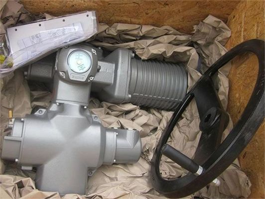 AUMA Actuator SA16.2-F16 Silver Electric Multi Turn Actuator