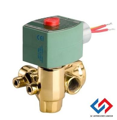 Quick Exhaust Emerson Asco Solenoid Valve Brass Body 24VDC 8321G002