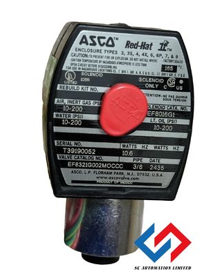 EF8016G001 Solenoid Emerson Asco Valves Operator with CSA Approval