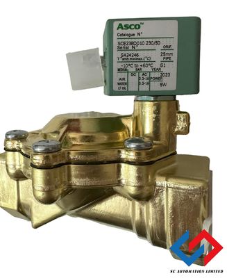 SCE238D010 General Service Emerson Asco Solenoid Valve Brass Body NBR Diaphragm