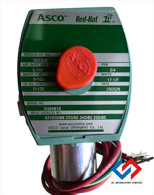 Emerson Asco Solenoid Valve 8210G088 3/4 NPT Stainless Steel 2 Way