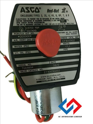 Emerson Asco Valves EFHB8003G002 Solenoid Valve Manual Operator 240V