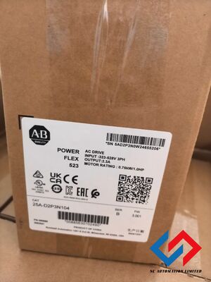 25A-D2P3N104 Allen-Bradley PowerFlex 523 0.75kW (1Hp) AC Drive