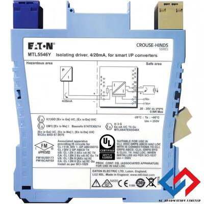 ETN MTL5546Y 4-20mA HART Communication 1 Channel Isolating Driver for Valve Positioners