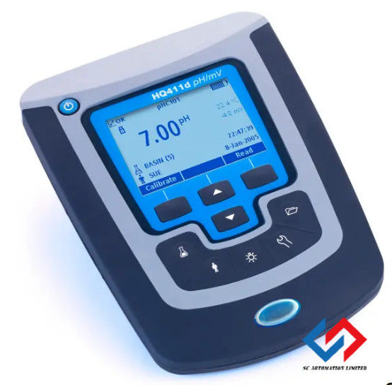 1.65 Lb Benchtop PH Meter With 0.1 MV Resolution HACH HQ411D  For Water Applications