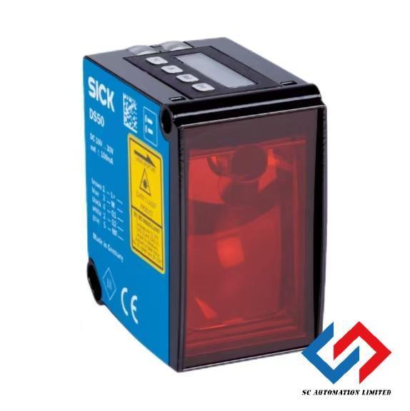 Visible Red Light Time Of Flight Sensors SICK DS50-P1112  IP65 Enclosure rating