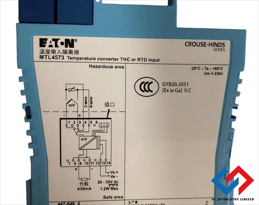 MTL4573 Temperature Converter for RTD 4-20mA Output Hazardous Area
