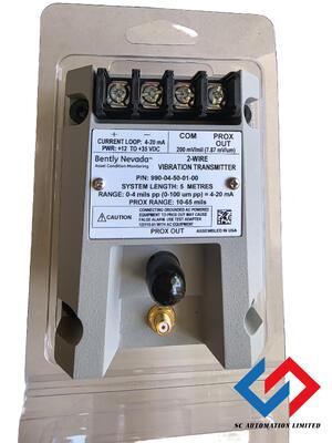 Bently evada 990 Vibration Transmitter 990-04-50-01-00